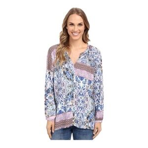 Nydj Peasant Blouse, Free Bird Paisley